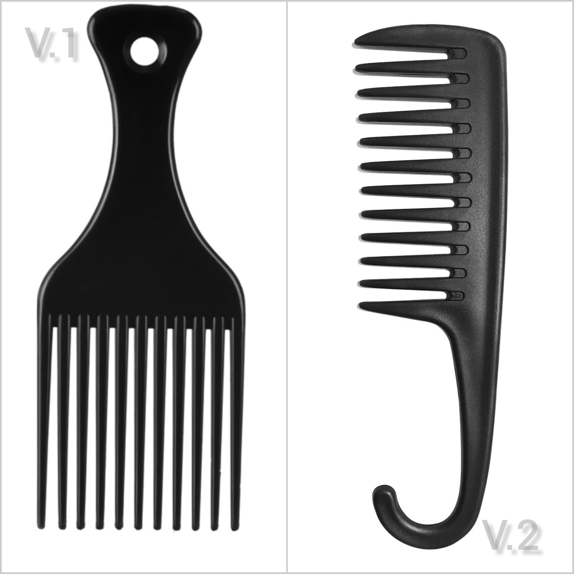 Pente de dentes largos